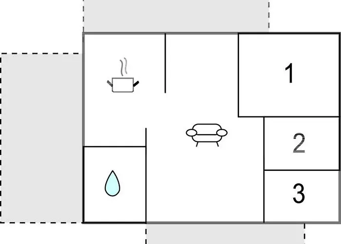 Дом отдыха 3 Bedroom Cozy In *